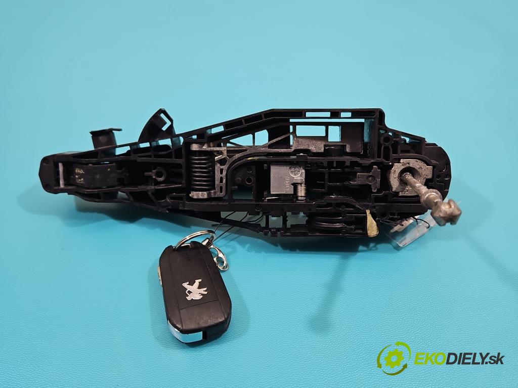 Peugeot 508 I 2010-2018 1.6 hdi 111KM manual 82 kW 1560 cm3 4- rukoväť predné ľavé mimo: 968883418 (Kľučka dverí vonkajšia predná ľavá)