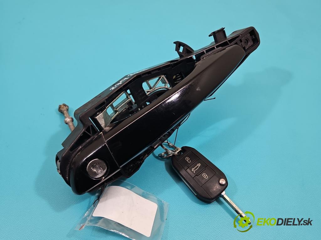 Peugeot 508 I 2010-2018 1.6 hdi 111KM manual 82 kW 1560 cm3 4- rukoväť predné ľavé mimo: 968883418 (Kľučka dverí vonkajšia predná ľavá)