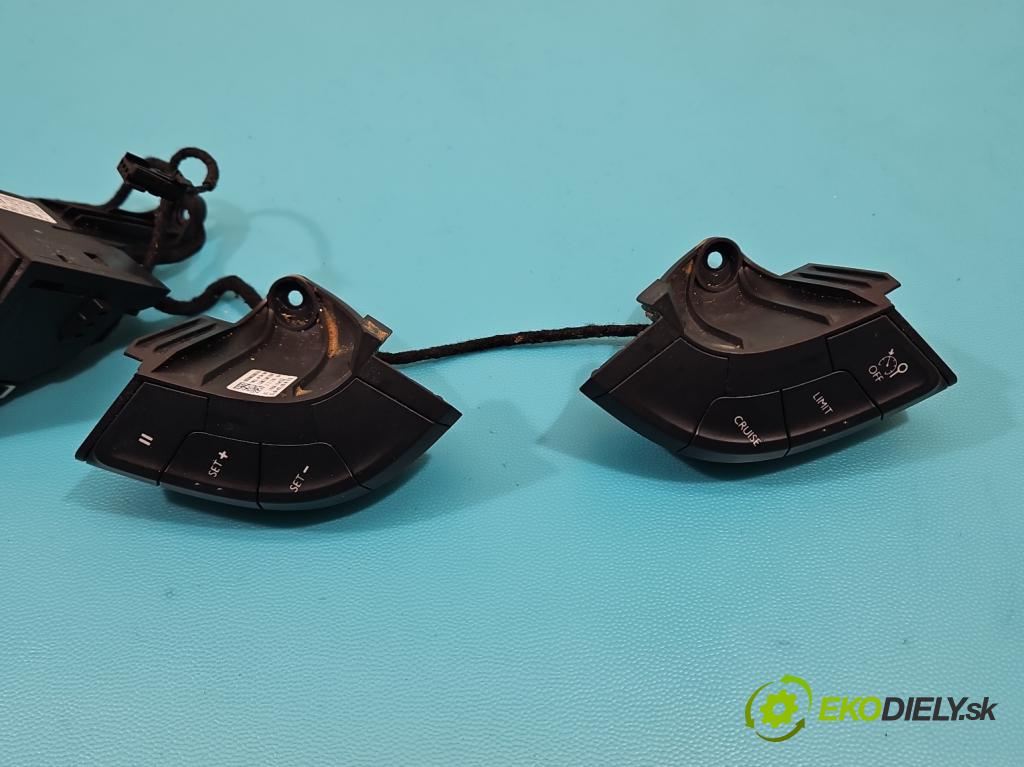 Peugeot 508 I 2010-2018 1.6 hdi 111KM manual 82 kW 1560 cm3 4- prepínač multifunkční: řízení: 9666733480 (Prepínacie páčky pod volantom)