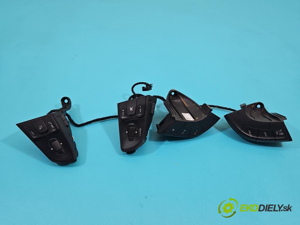 Peugeot 508 I 2010-2018 1.6 hdi 111KM manual 82 kW 1560 cm3 4- prepínač multifunkční: řízení: 9666733480 (Prepínacie páčky pod volantom)