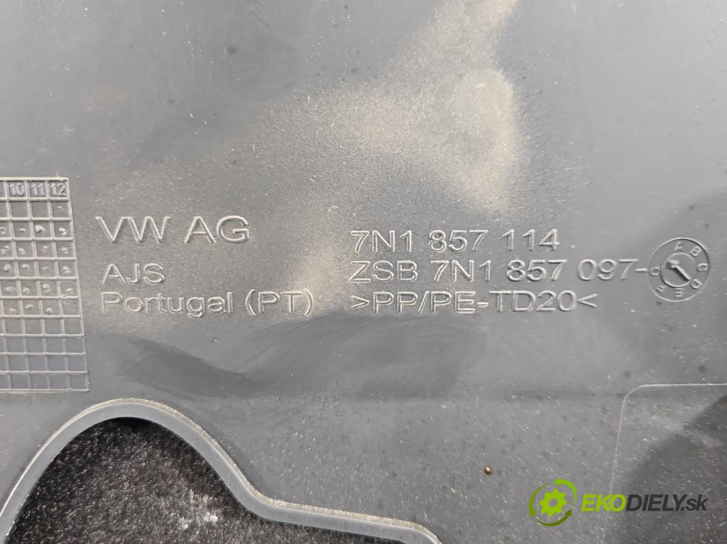Vw Sharan II 2010-2022 2.0 tdi 177 hp automatic 130 kW 1968 cm3 5- kastlík 7N1857114