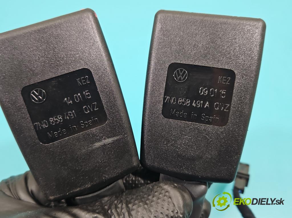 Vw Sharan II 2010-2022 2.0 tdi 177 HP automatic 130 kW 1968 cm3 5- pas bezpečnosť: zadné pravý 7N0858491