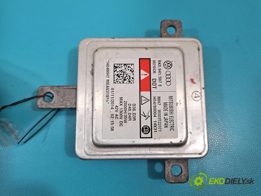 Vw Sharan II 2010-2022 2.0 tdi 177 HP automatic 130 kW 1968 cm3 5- střídač: xenon 8K0941597E (Riadiaca jednotka xenónu)