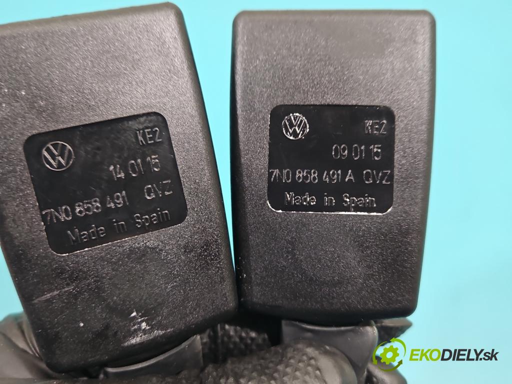 Vw Sharan II 2010-2022 2.0 tdi 177 HP automatic 130 kW 1968 cm3 5- pas bezpečnosť: zadné ľavý 7N0858491