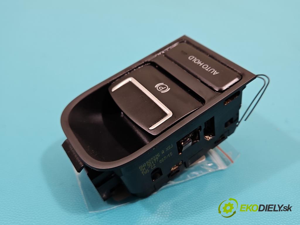 Vw Sharan II 2010-2022 2.0 tdi 177 HP automatic 130 kW 1968 cm3 5- prepínač brzda: ručný 5N0927225A (Prepínacie páčky pod volantom)