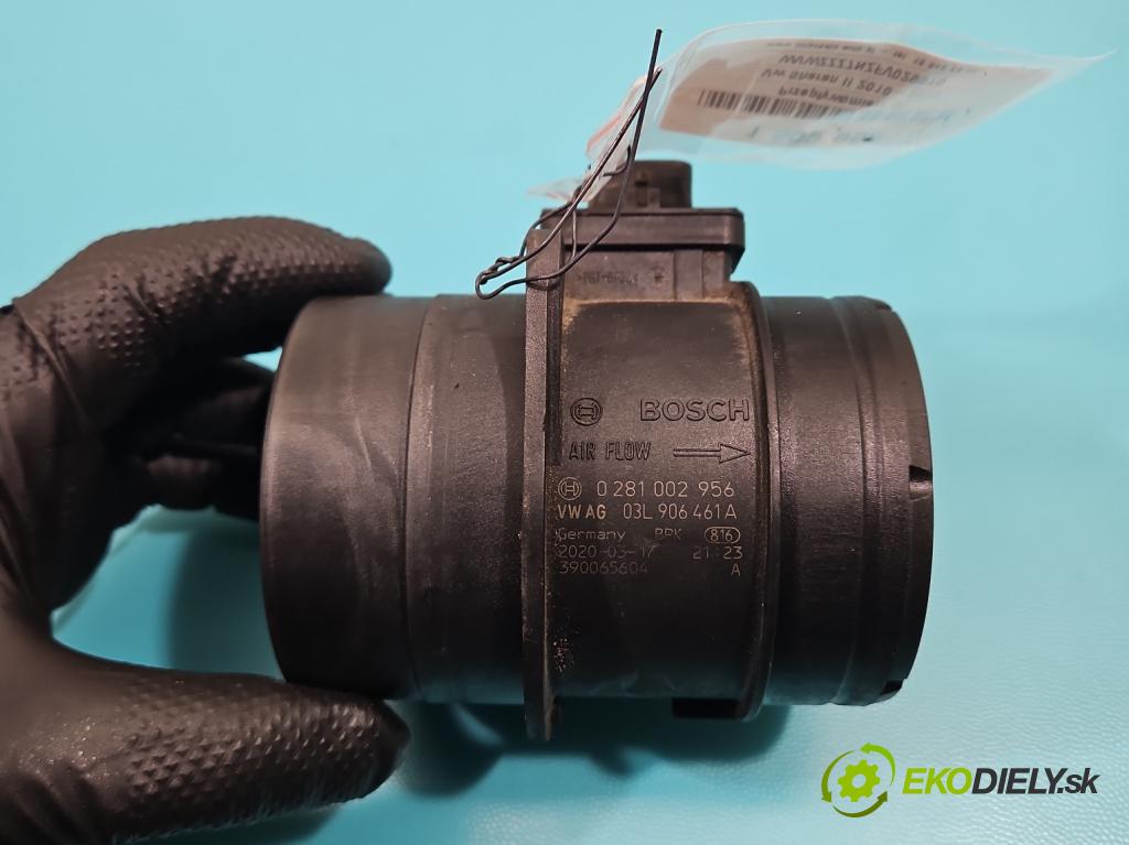 Vw Sharan II 2010-2022 2.0 tdi 177 HP automatic 130 kW 1968 cm3 5- průtokoměr: 0281002956 (Váha vzduchu)
