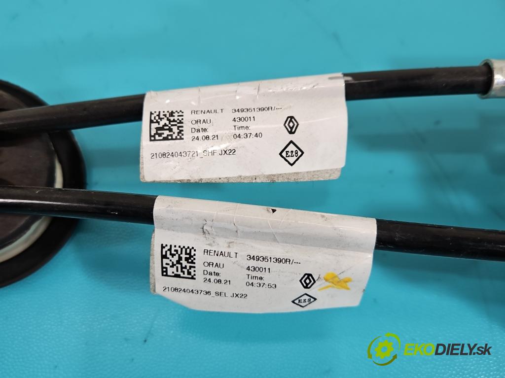 Dacia Sandero III 2020- 1.0 SCe: 480) 91 KM manual 67 kW 999 cm3 5- Páka: Změny: stupeň,rýchlosť 349015097R (Rýchlostná páka (kulisa))