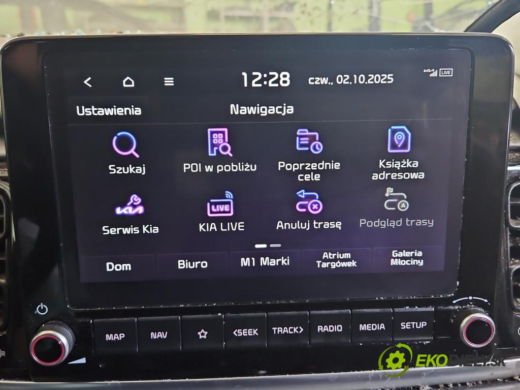 Kia Rio IV 2016-2023 1.2 16V 84KM manual 61.8 kW 1197 cm3 5- Radio originál 96560-H8400FHV
