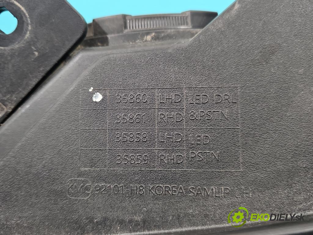Kia Rio IV 2016-2023 1.2 16V 84KM manual 61.8 kW 1197 cm3 5- Reflektor: ľavý  (Kľučka dverí ostatné)