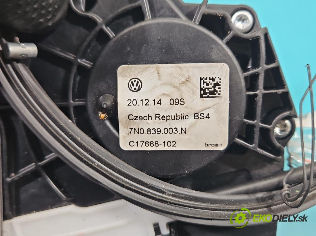 Vw Sharan II 2010-2022 2.0 tdi 177 HP automatic 130 kW 1968 cm3 5- zámok zadné pravý 7N0839003N