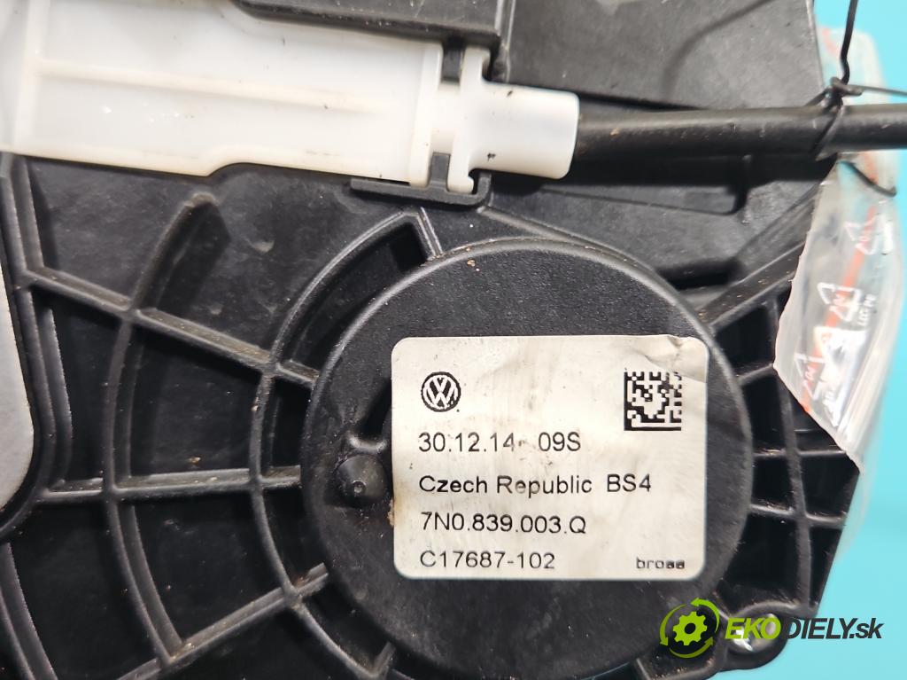 Vw Sharan II 2010-2022 2.0 tdi 177 hp automatic 130 kW 1968 cm3 5- zámek zadní levý 7N0839015J
