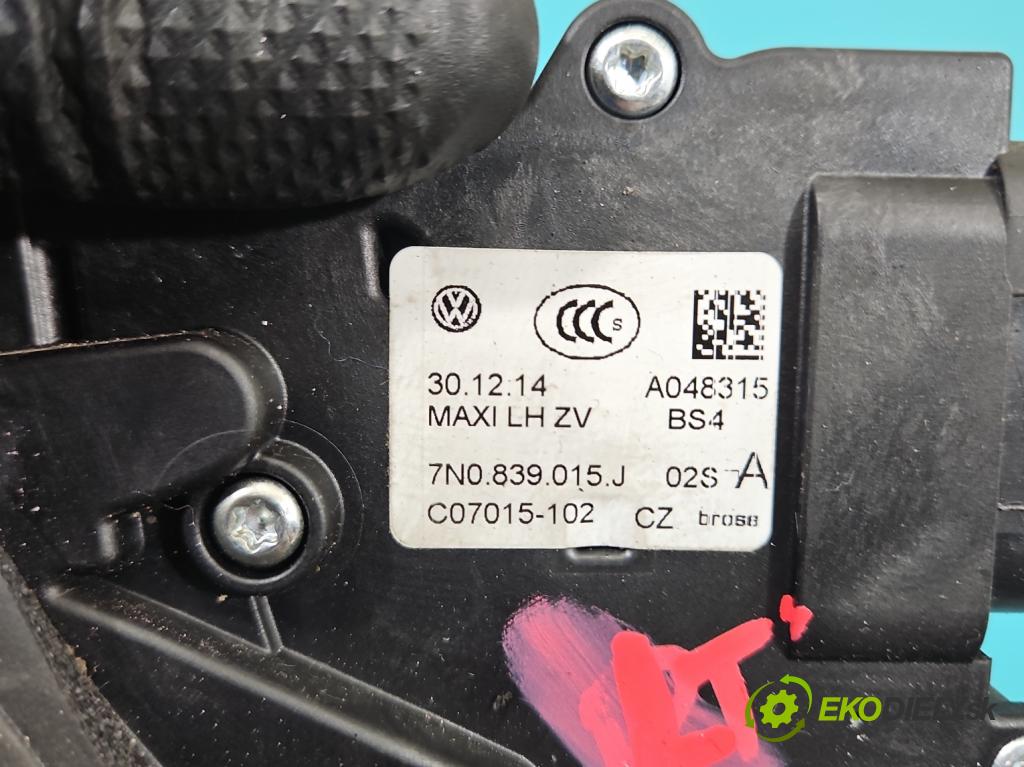 Vw Sharan II 2010-2022 2.0 tdi 177 hp automatic 130 kW 1968 cm3 5- zámek zadní levý 7N0839015J