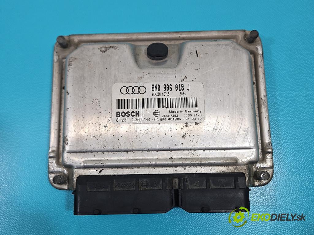 Audi A3 8L 1996-2003 1.8 T 150 HP manual 110 kW 1781 cm3 3- riadiaca jednotka motora 8N0906018J