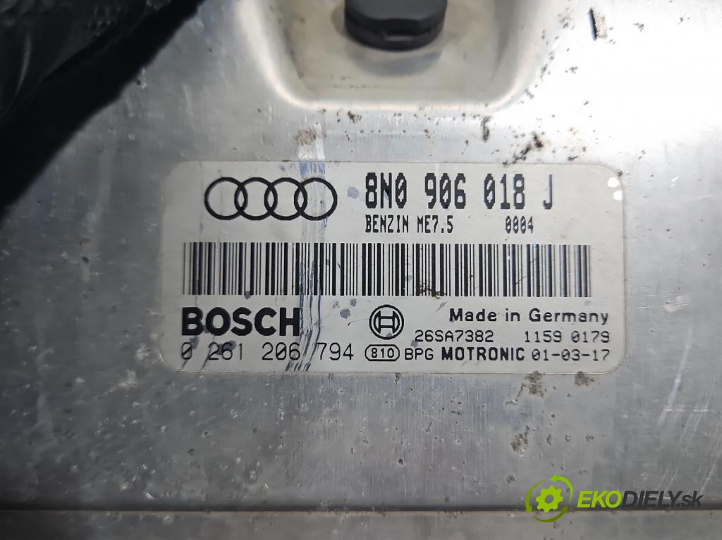 Audi A3 8L 1996-2003 1.8 T 150 HP manual 110 kW 1781 cm3 3- riadiaca jednotka motora 8N0906018J