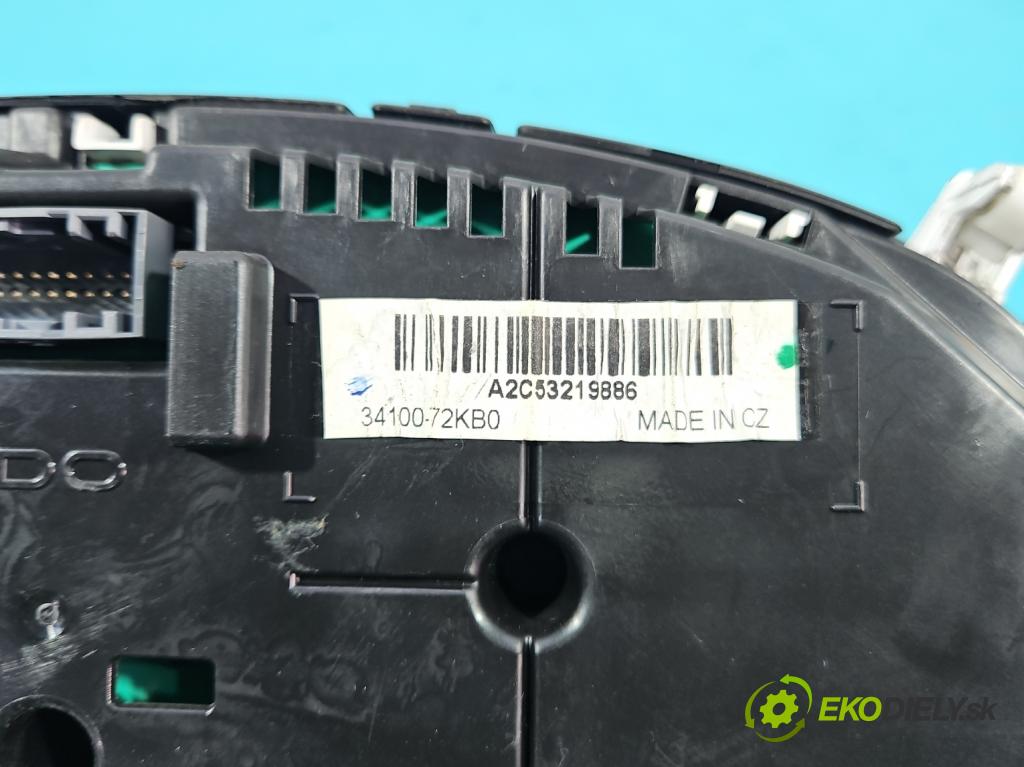 Suzuki Swift Mk6 2005-2010 1.3 16V (M13A) 92 HP manual 68 kW 1328 cm3 5- prístrojovka/ budíky 34100-72KB0 (Prístrojová doska)