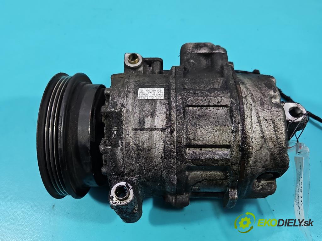 Vw Passat B5 1995-2005 1.9 tdi 116 HP manual 85 kW 1896 cm3 5- Kompresor: klimatizácie 8D0260808 (Kompresor klimatizácie)