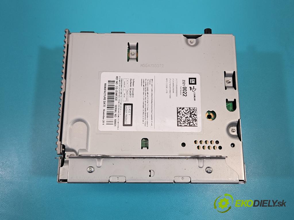 Opel Astra IV 2009-2015 1.6 16v 116 HP manual 85 kW 1598 cm3 5- Radio originál 23210022