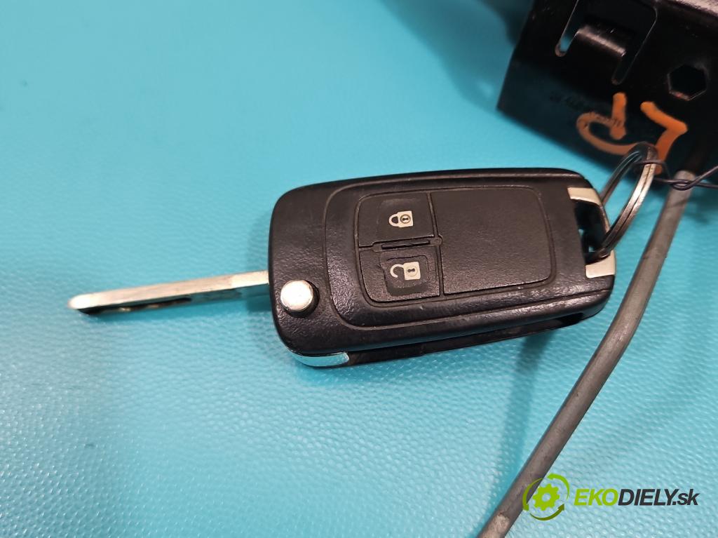 Opel Astra IV 2009-2015 1.6 16v 116 HP manual 85 kW 1598 cm3 5- rukoväť predné ľavé mimo: 14096201 (Kľučka dverí vonkajšia predná ľavá)