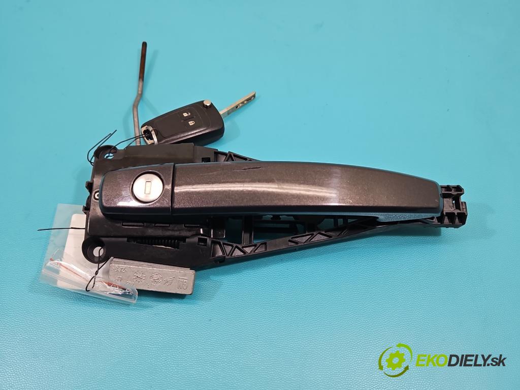 Opel Astra IV 2009-2015 1.6 16v 116 HP manual 85 kW 1598 cm3 5- rukoväť predné ľavé mimo: 14096201 (Kľučka dverí vonkajšia predná ľavá)