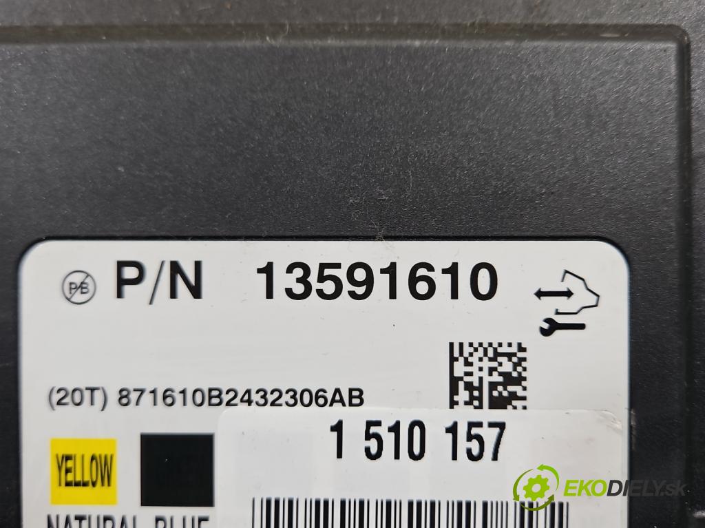 Opel Astra IV 2009-2015 1.6 16v 116 HP manual 85 kW 1598 cm3 5- riadiaca jednotka komfortu 13591610