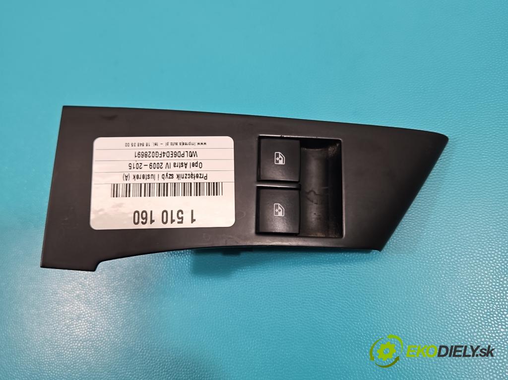 Opel Astra IV 2009-2015 1.6 16v 116 hp manual 85 kW 1598 cm3 5- Přepínač oken zpětných zrcátek 13305978