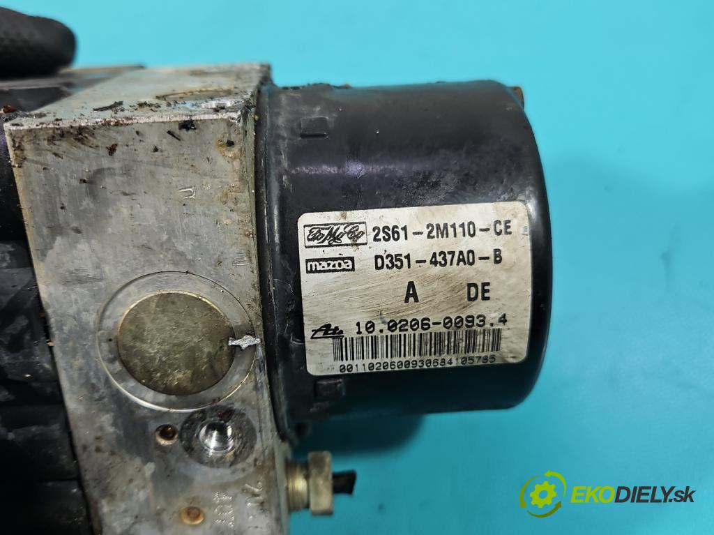 Ford Fusion 1.4 16V 80 HP manual 59 kW 1388 cm3 5- čerpadlo abs 2S61-2M110-CE (Pumpa ABS)