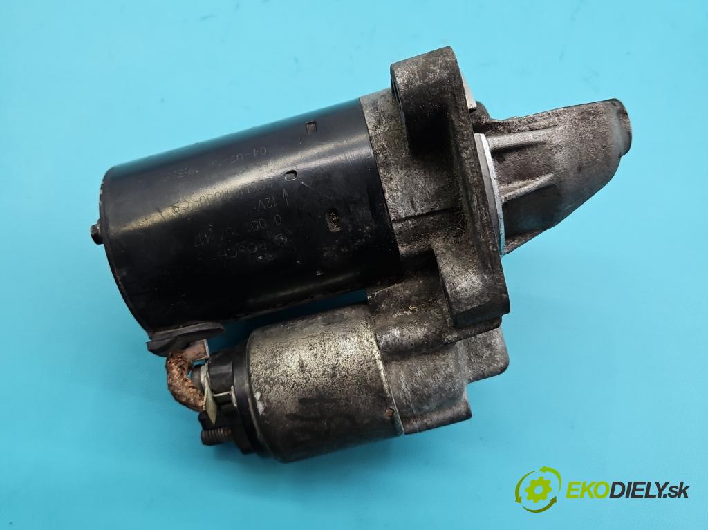 Ford Fusion 1.4 16V 80 HP manual 59 kW 1388 cm3 5- štartér 0001107417 (Štartér)
