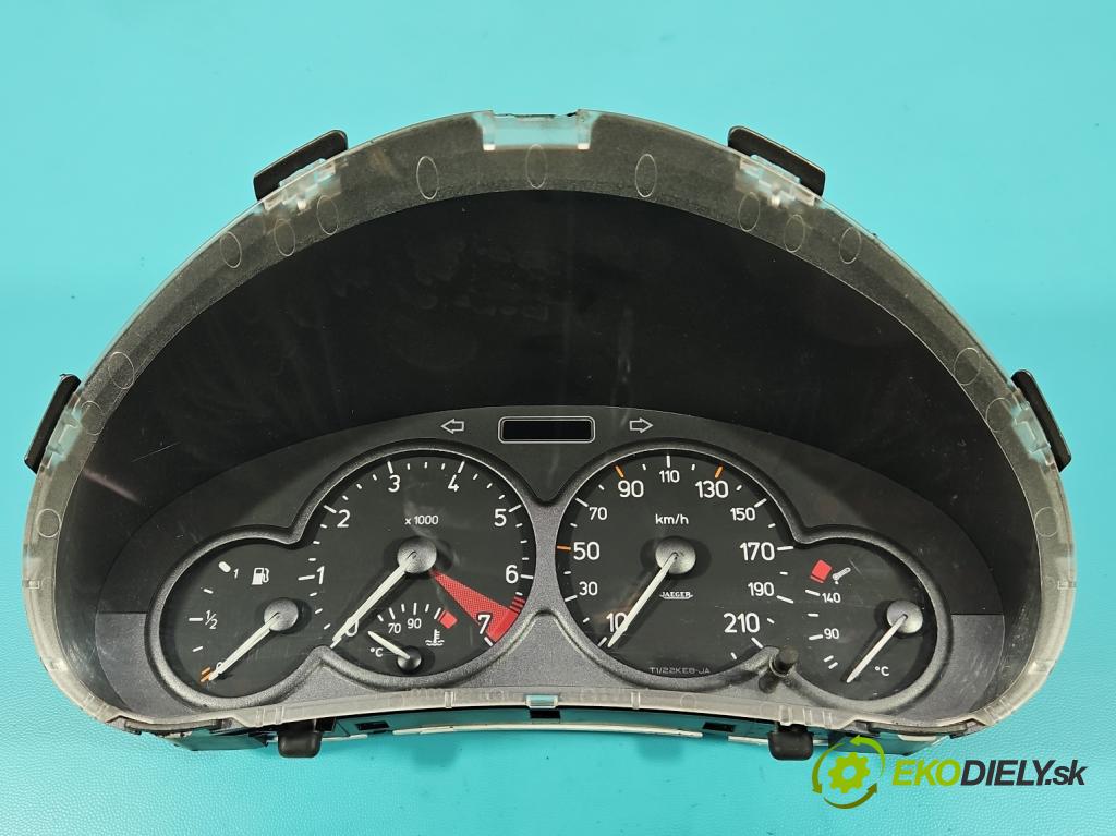 Peugeot 206 1.6 16V 109 HP manual 80 kW 1587 cm3 3- prístrojovka/ budíky 9643402280 (Prístrojová doska)