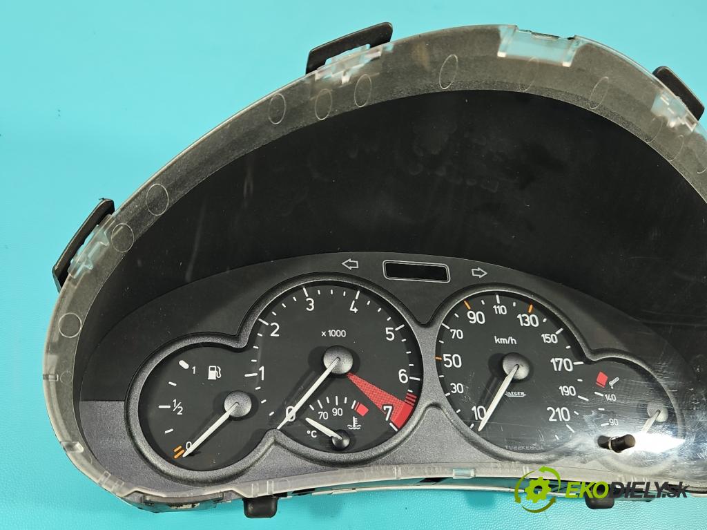 Peugeot 206 1.6 16V 109 HP manual 80 kW 1587 cm3 3- prístrojovka/ budíky 9643402280 (Prístrojová doska)