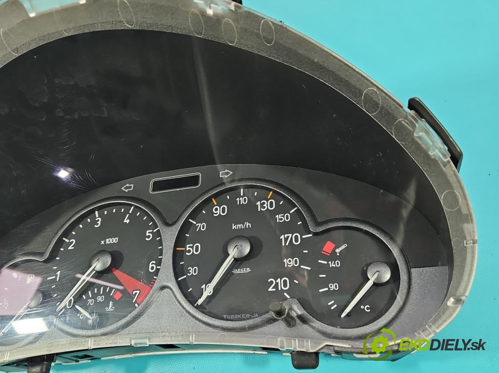 Peugeot 206 1.6 16V 109 HP manual 80 kW 1587 cm3 3- prístrojovka/ budíky 9643402280 (Prístrojová doska)