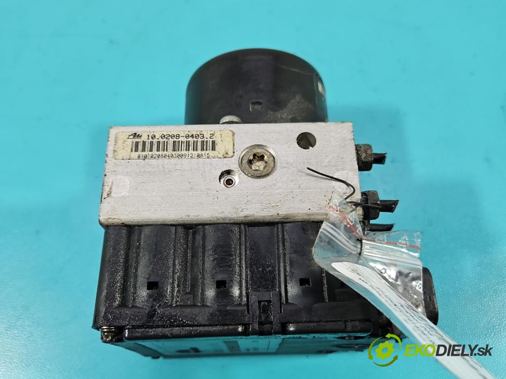 Peugeot 206 1.6 16V 109 HP manual 80 kW 1587 cm3 3- čerpadlo abs 9632539480 (Pumpa ABS)