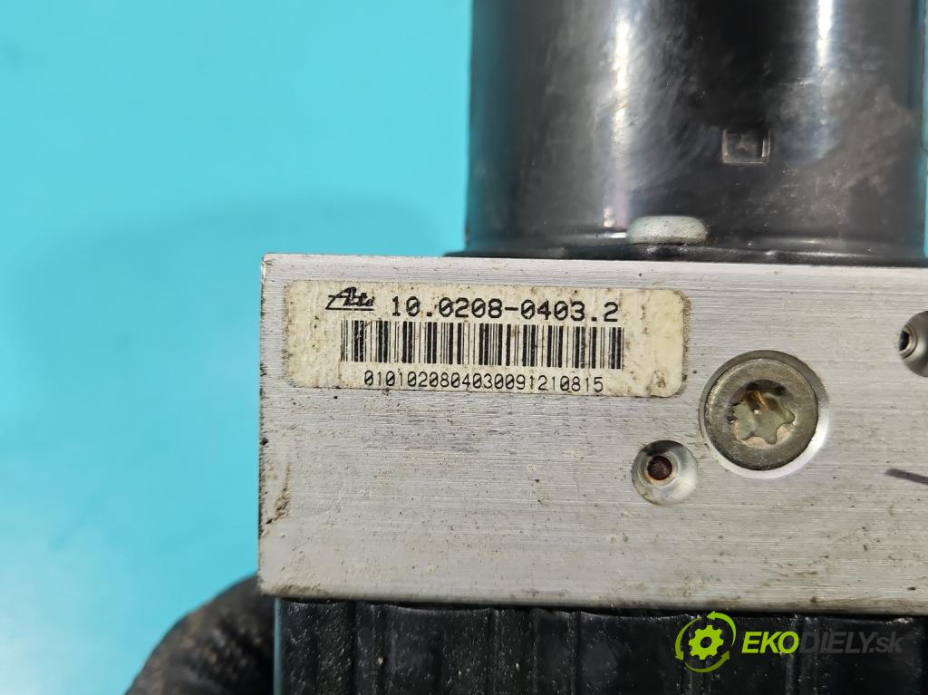 Peugeot 206 1.6 16V 109 HP manual 80 kW 1587 cm3 3- čerpadlo abs 9632539480 (Pumpa ABS)