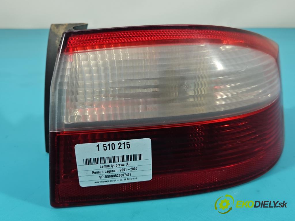 Renault Laguna II 2001-2007 2.0 16V 140 hp manual 103 kW 1998 cm3 5- světlo zadní pravé 8200002474 (Klika dveří ostatní)