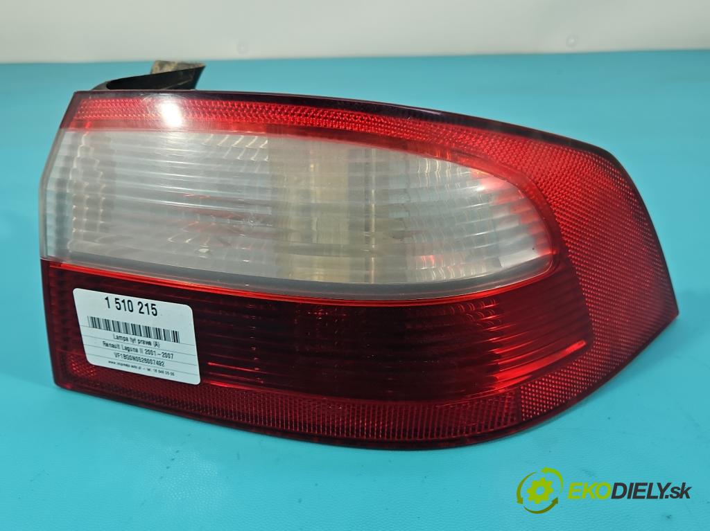 Renault Laguna II 2001-2007 2.0 16V 140 hp manual 103 kW 1998 cm3 5- světlo zadní pravé 8200002474 (Klika dveří ostatní)