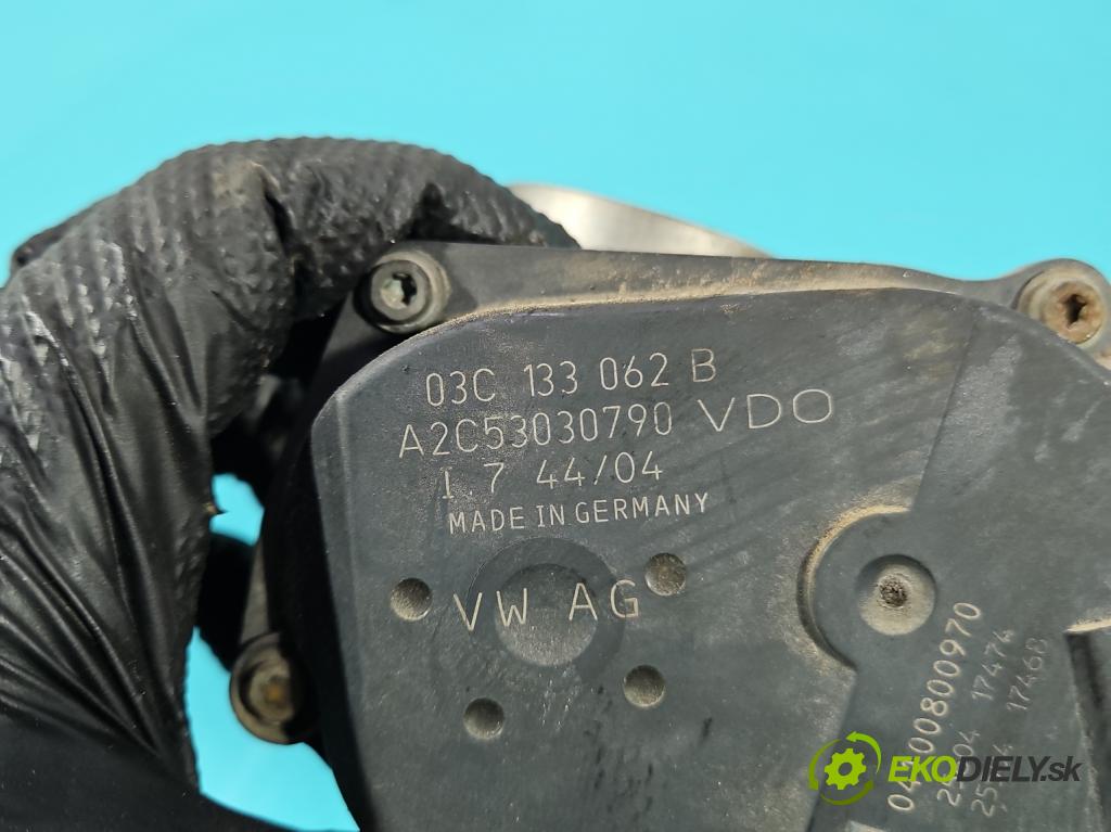 Vw Polo IV 9N 2001-2009 1.2 12V 64 HP manual 47 kW 1198 cm3 5- klapka 03C133062B (Škrtiaca klapka)