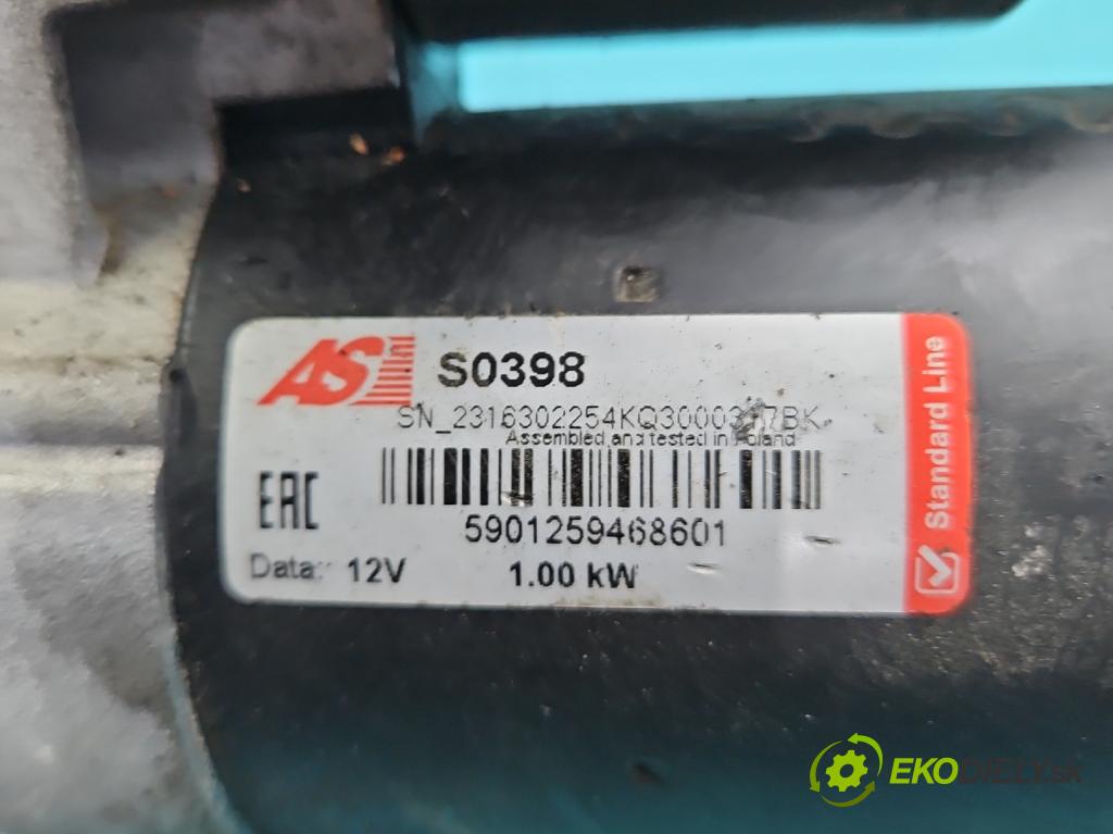 Vw Polo IV 9N 2001-2009 1.2 12V 64 HP manual 47 kW 1198 cm3 5- štartér (Štartér)