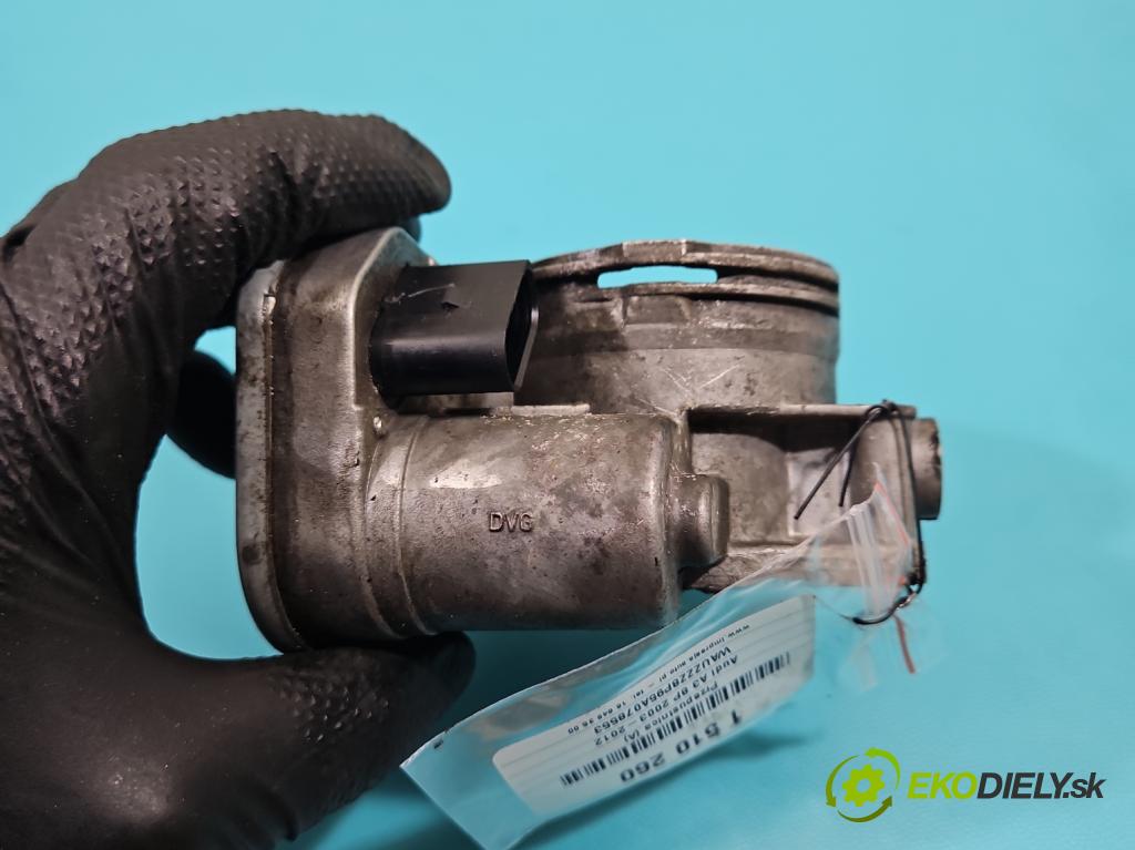 Audi A3 8P 2003-2012 2.0 tdi 140 HP manual 103 kW 1968 cm3 3- klapka 038128063M (Škrtiaca klapka)