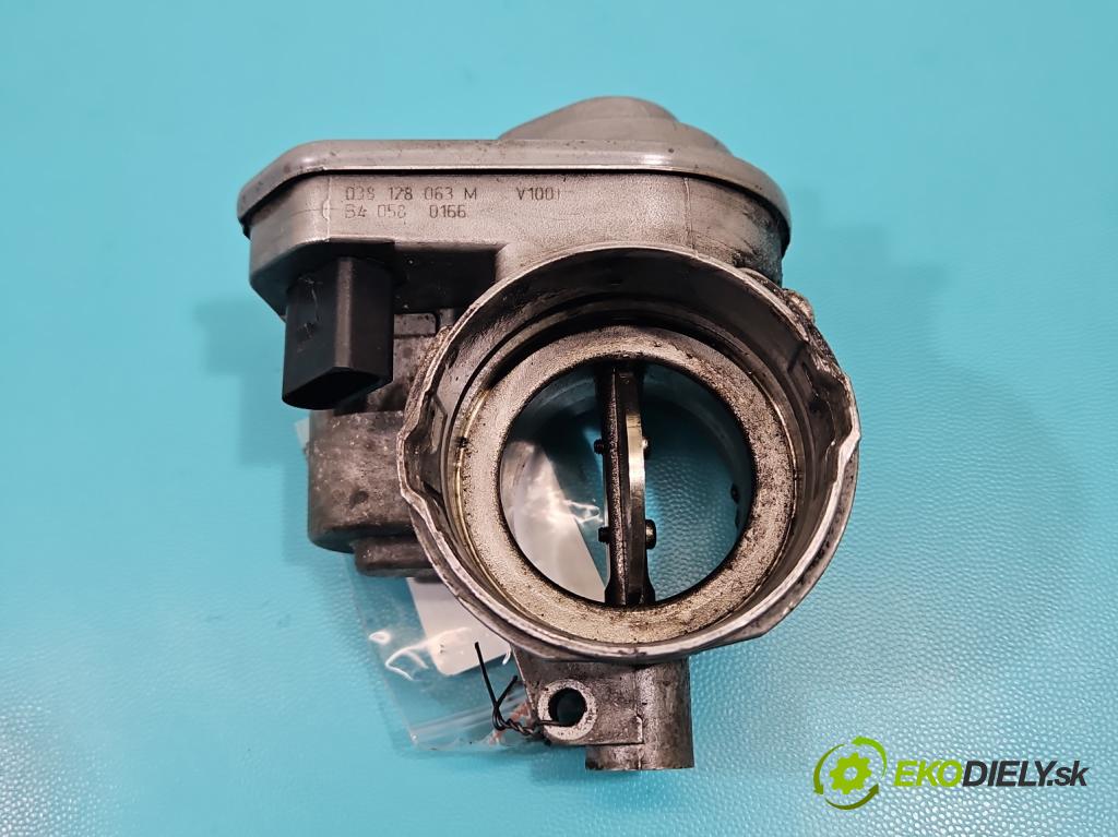 Audi A3 8P 2003-2012 2.0 tdi 140 HP manual 103 kW 1968 cm3 3- klapka 038128063M (Škrtiaca klapka)