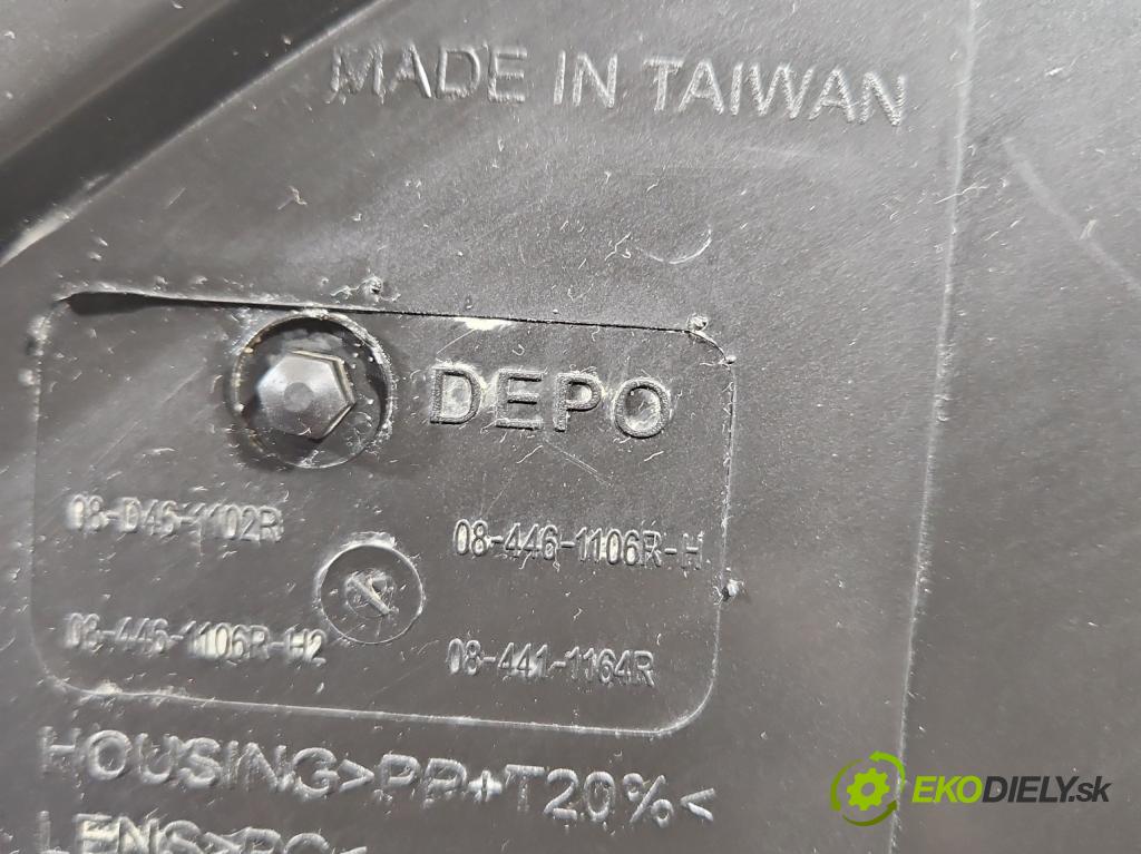 Audi A3 8P 2003-2012 2.0 tdi 140 HP manual 103 kW 1968 cm3 3- Reflektor: pravý  (Svetlo predné pravé)