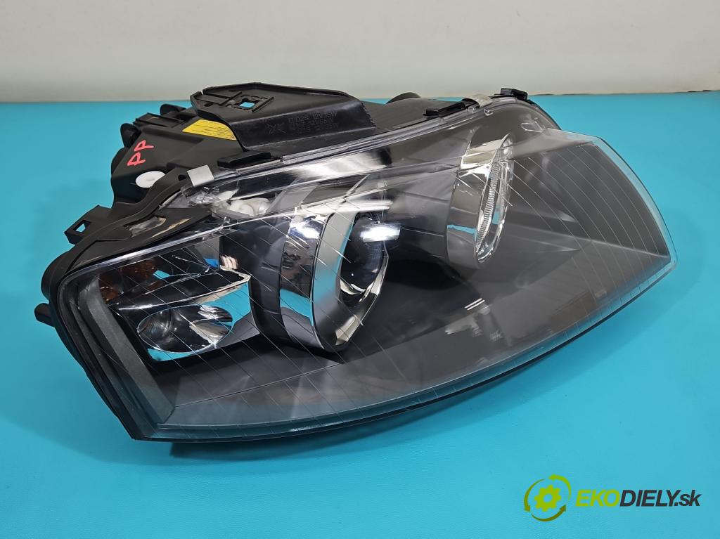 Audi A3 8P 2003-2012 2.0 tdi 140 HP manual 103 kW 1968 cm3 3- Reflektor: pravý  (Svetlo predné pravé)