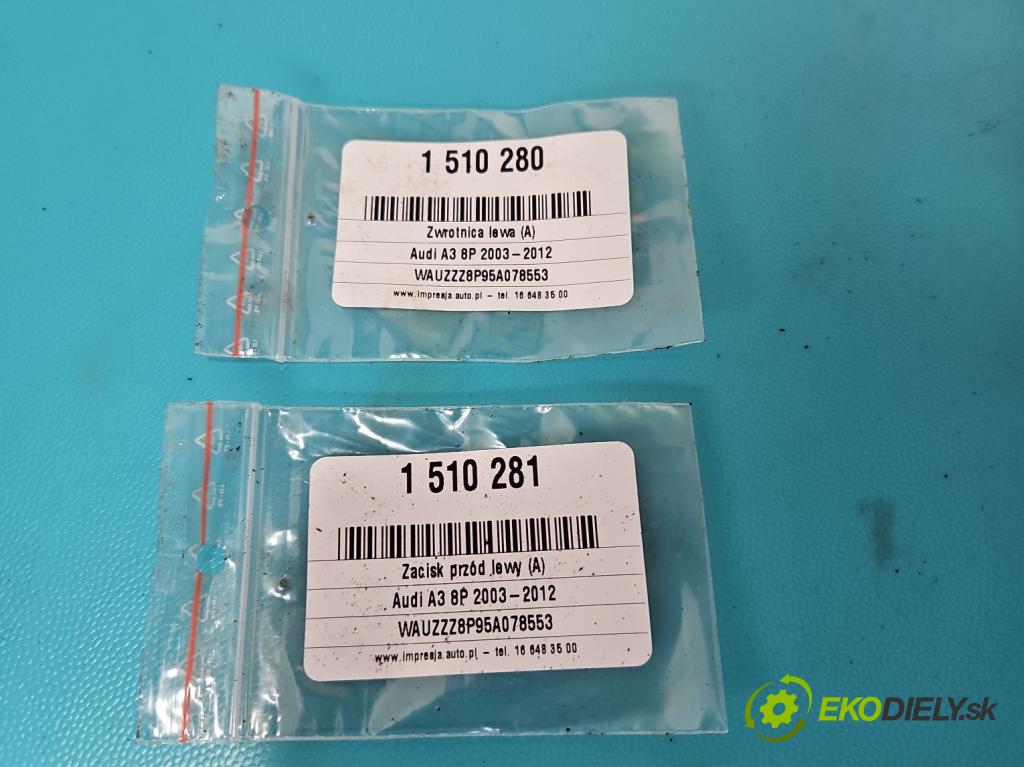 Audi A3 8P 2003-2012 2.0 tdi 140 HP manual 103 kW 1968 cm3 3- náboj ľavé  (Náboj kolesa)