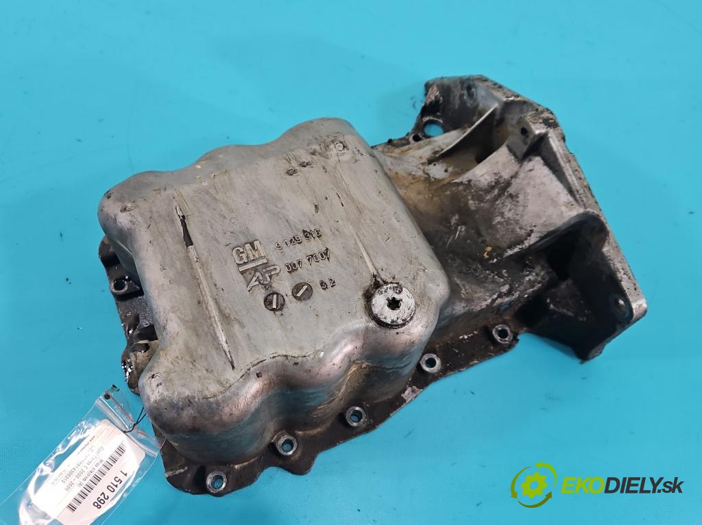 Opel Corsa C 2000-2006 1.0 12V 58 HP manual 43 kW 973 cm3 5- vaňa olejová 9129316 (Olejová vaňa)