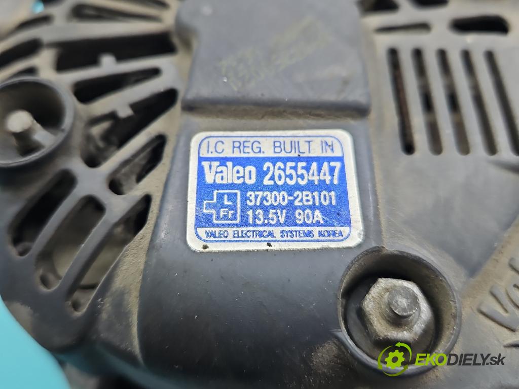 Hyundai I30 I 2007-2012 1.4 16V 109 HP manual 80,2 kW 1396 cm3 5- Alternator 37300-2B101 (Alternátor)