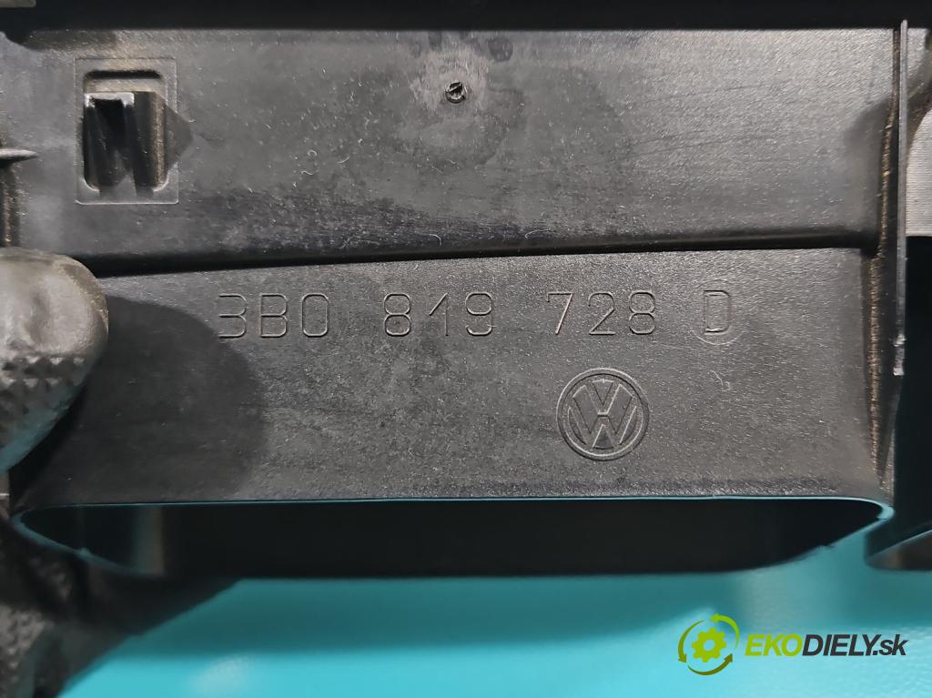 Vw Passat B5 1995-2005 1.9 tdi 131 HP manual 96 kW 1896 cm3 5- Mřížka: kúrenia stredová 3B0819728D (Mriežka kúrenia (fukár))