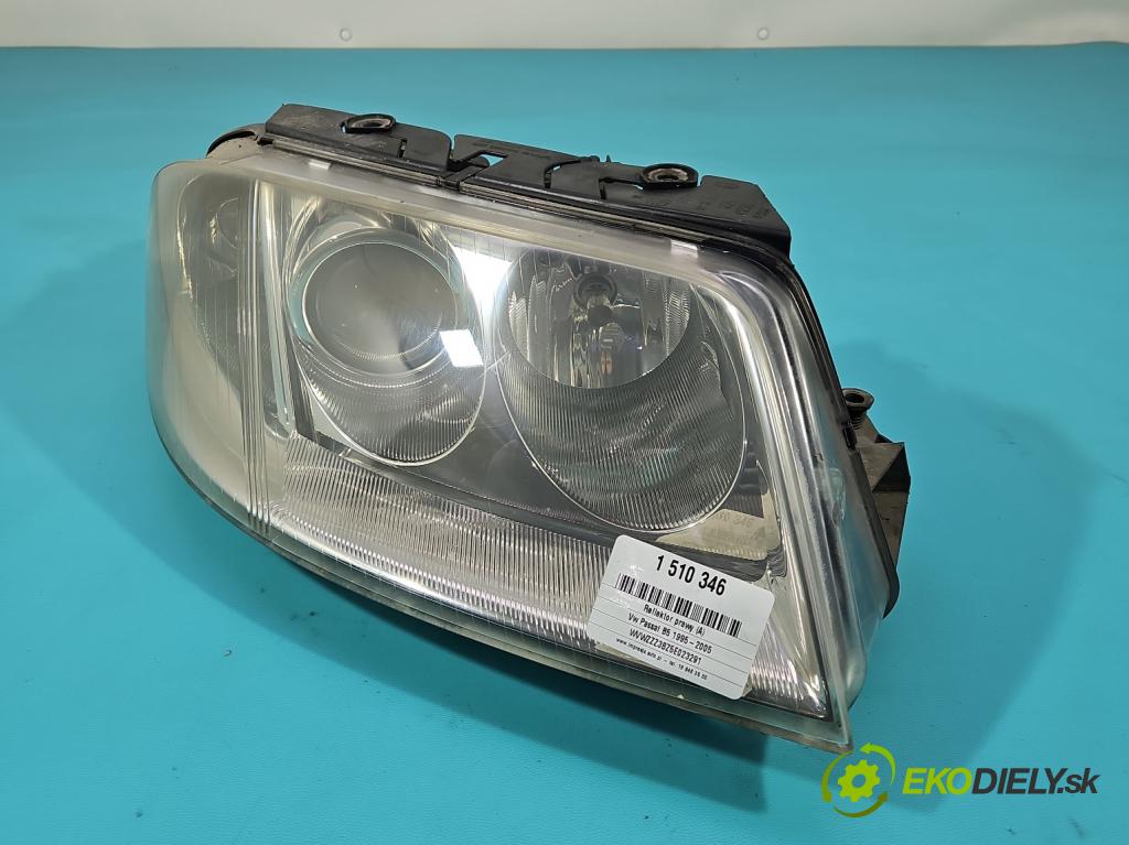 Vw Passat B5 1995-2005 1.9 tdi 131 HP manual 96 kW 1896 cm3 5- Reflektor: pravý  (Svetlo predné pravé)