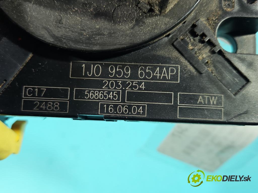 Vw Passat B5 1995-2005 1.9 tdi 131 HP manual 96 kW 1896 cm3 5- Páska: airbag 1J0959654AP (Airbag)