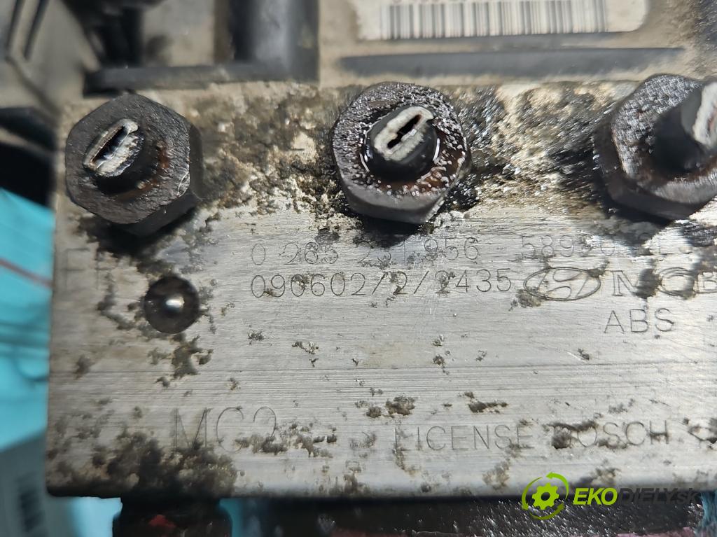 Hyundai I30 I 2007-2012 1.4 16V 109 hp manual 80.2 kW 1396 cm3 5- čerpadlo abs 0265231956 (Pumpa ABS)