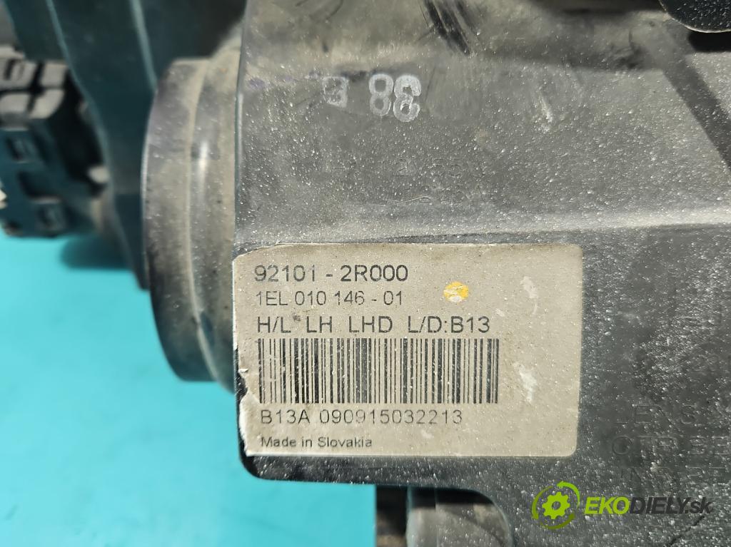 Hyundai I30 I 2007-2012 1.4 16V 109 HP manual 80.2 kW 1396 cm3 5- Reflektor: ľavý 92101-2R000 (Kľučka dverí ostatné)