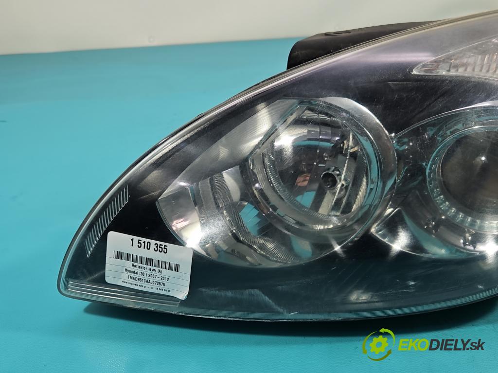 Hyundai I30 I 2007-2012 1.4 16V 109 HP manual 80.2 kW 1396 cm3 5- Reflektor: ľavý 92101-2R000 (Kľučka dverí ostatné)