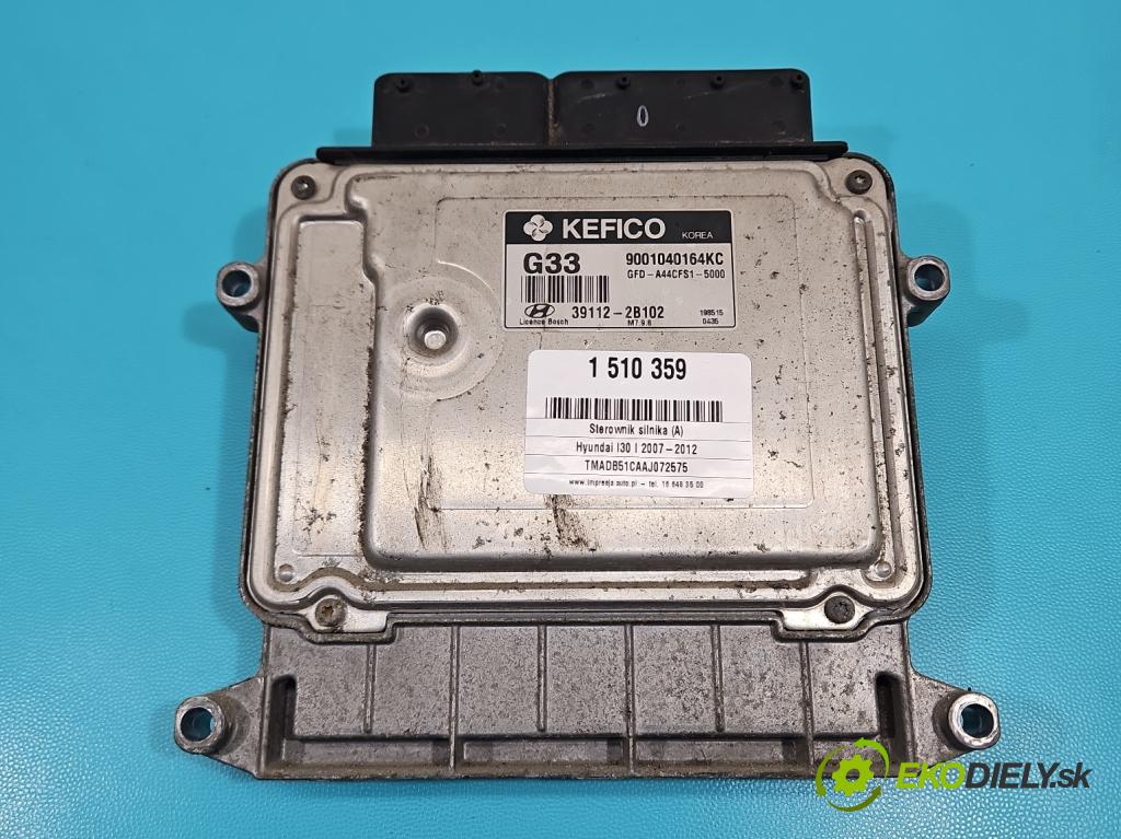 Hyundai I30 I 2007-2012 1.4 16V 109 HP manual 80.2 kW 1396 cm3 5- riadiaca jednotka motora 39112-2B102